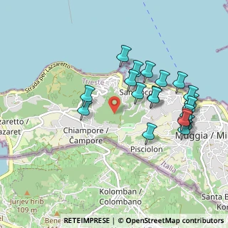 Mappa Strada Per Fontanella, 34015 Muggia TS, Italia (0.9805)