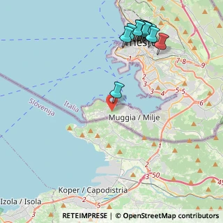 Mappa Strada Per Fontanella, 34015 Muggia TS, Italia (5.17769)