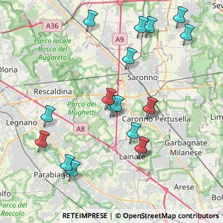 Mappa Via Bruno Buozzi, 21040 Origgio VA, Italia (4.43778)
