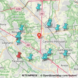 Mappa Via Bruno Buozzi, 21040 Origgio VA, Italia (4.94733)