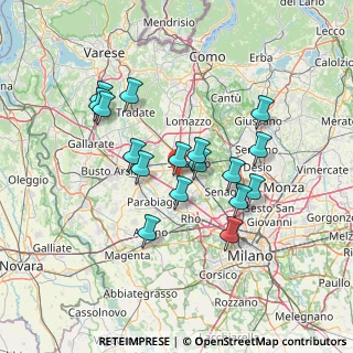 Mappa Via Bruno Buozzi, 21040 Origgio VA, Italia (12.32176)
