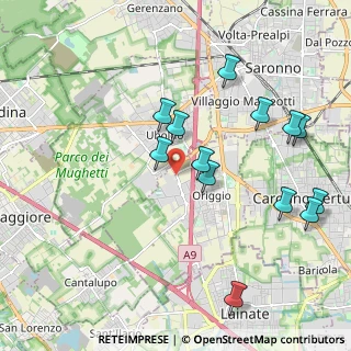 Mappa Via Bruno Buozzi, 21040 Origgio VA, Italia (2.11385)