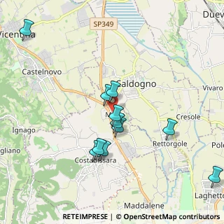 Mappa Via Kennedy, 36030 Motta VI, Italia (1.87455)