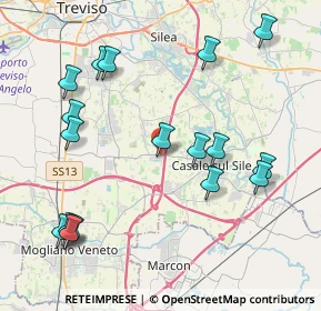 Mappa Via delle Industrie, 31032 Casale sul Sile TV, Italia (4.62471)