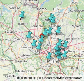 Mappa Via Dante Alighieri, 20031 Cesate MI, Italia (13.02737)