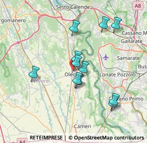 Mappa Viale Parco Mazza, 28047 Oleggio NO, Italia (6.45636)