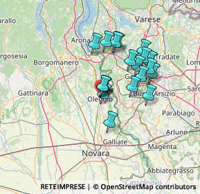 Mappa Viale Parco Mazza, 28047 Oleggio NO, Italia (11.174)