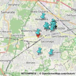 Mappa Via Canale, 21052 Busto Arsizio VA, Italia (1.74188)