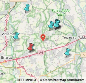 Mappa Via Ugo Foscolo, 20877 Roncello MB, Italia (3.66)