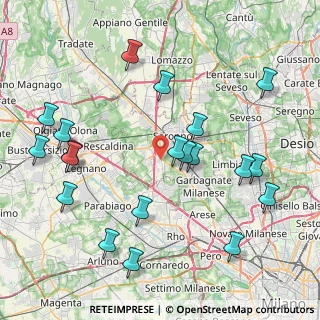 Mappa Via Giuseppe Verdi, 21040 Origgio VA, Italia (9.368)