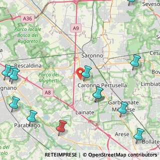 Mappa Via Giuseppe Verdi, 21040 Origgio VA, Italia (6.25923)
