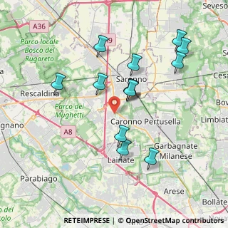 Mappa Via Giuseppe Verdi, 21040 Origgio VA, Italia (3.66462)