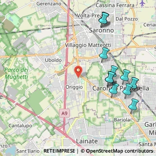 Mappa Via Giuseppe Verdi, 21040 Origgio VA, Italia (2.46071)