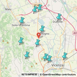 Mappa SS Pasubio, 36030 Vicenza VI (4.87727)