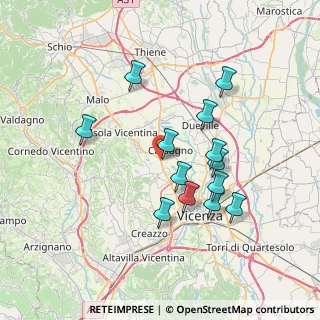Mappa SS Pasubio, 36030 Vicenza VI (6.63538)