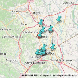 Mappa SS Pasubio, 36030 Vicenza VI (6.28154)
