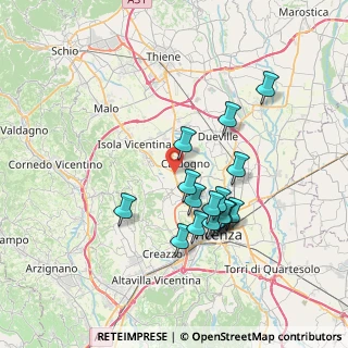Mappa SS Pasubio, 36030 Vicenza VI (6.52294)