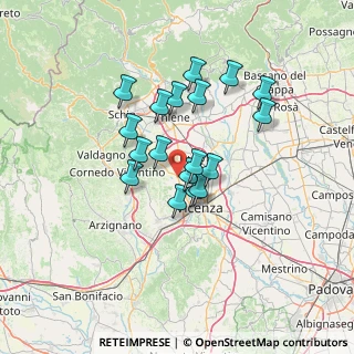 Mappa SS Pasubio, 36030 Vicenza VI (10.75389)