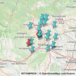 Mappa SS Pasubio, 36030 Vicenza VI (10.731)