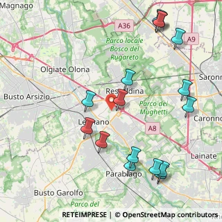 Mappa Via Colombes, 20025 Legnano MI, Italia (4.94313)