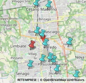 Mappa Via Alessandro Scarlatti, 20813 Bovisio-Masciago MB, Italia (2.1)