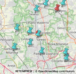 Mappa Via Alessandro Scarlatti, 20813 Bovisio-Masciago MB, Italia (4.845)