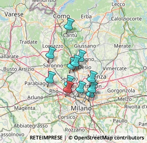 Mappa Via Alessandro Scarlatti, 20813 Bovisio-Masciago MB, Italia (9.37)