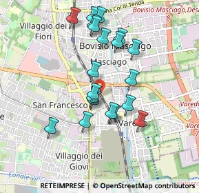 Mappa Via Alessandro Scarlatti, 20813 Bovisio-Masciago MB, Italia (0.838)