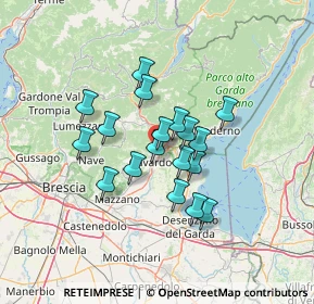 Mappa Via Circonvallazione, 25089 Villanuova Sul Clisi BS, Italia (10.085)