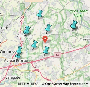 Mappa Via Vimercate, 20876 Ornago MB, Italia (4.01364)