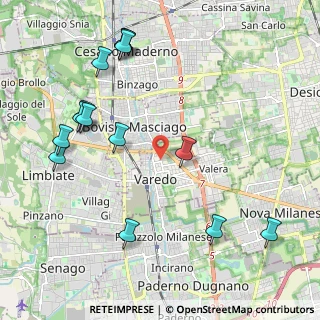 Mappa Via Papa Giovanni Paolo II, 20814 Varedo MB, Italia (2.46786)