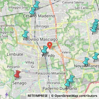 Mappa Via Papa Giovanni Paolo II, 20814 Varedo MB, Italia (3.27214)