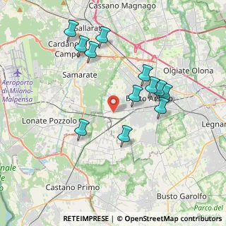Mappa Via delle Allodole, 21052 Busto Arsizio VA, Italia (3.68417)