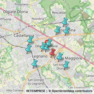 Mappa Via Lazzaro Spallanzani, 20025 Legnano MI, Italia (1.52917)