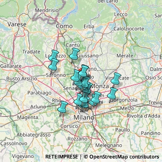 Mappa Viale Lombardia, 20814 Varedo MB, Italia (9.5175)