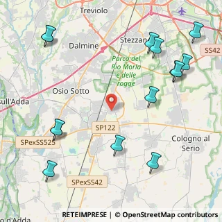 Mappa Via Raffaello Sanzio, 24049 Verdello BG, Italia (5.61929)