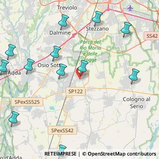 Mappa Via Raffaello Sanzio, 24049 Verdello BG, Italia (5.8175)