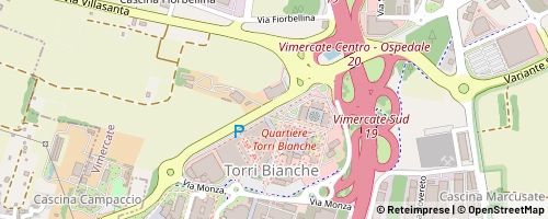 Mappa Vimercate