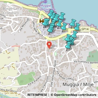 Mappa Via San Giovanni, 34015 Muggia TS, Italia (0.249)