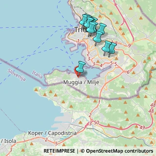Mappa Via San Giovanni, 34015 Muggia TS, Italia (4.40462)