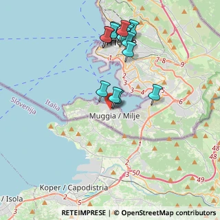Mappa Via San Giovanni, 34015 Muggia TS, Italia (3.93867)