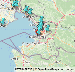 Mappa Via D'Annunzio Gabriele, 34015 Muggia TS, Italia (16.4525)