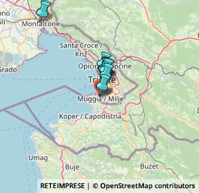 Mappa Via D'Annunzio Gabriele, 34015 Muggia TS, Italia (8.76909)