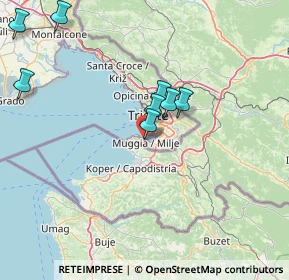 Mappa Via D'Annunzio Gabriele, 34015 Muggia TS, Italia (29.72)