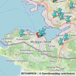 Mappa Via San Giovanni, 34015 Muggia TS, Italia (2.88167)