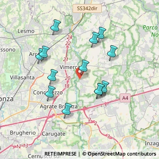 Mappa Via Edmondo de Amicis, 20875 Burago di Molgora MB, Italia (3.66)