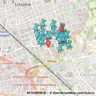 Mappa Via Giacomo Zanella, 20851 Lissone MB, Italia (0.3205)