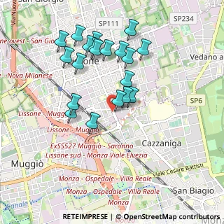Mappa Via Giacomo Zanella, 20851 Lissone MB, Italia (0.9065)