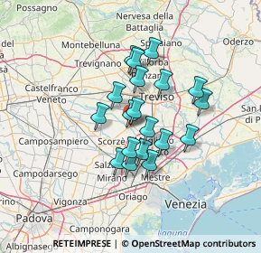 Mappa Via Giuseppe Mazzini, 31059 Zero Branco TV, Italia (9.97842)