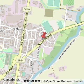 Mappa Via Belvedere, 25, 31032 Casale sul Sile, Treviso (Veneto)